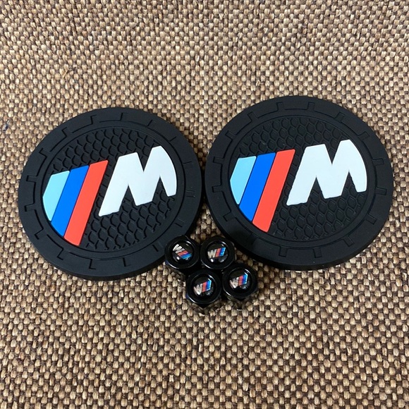BMW Accessories Bmw Motorsport Coasters And Valve Caps Poshmark